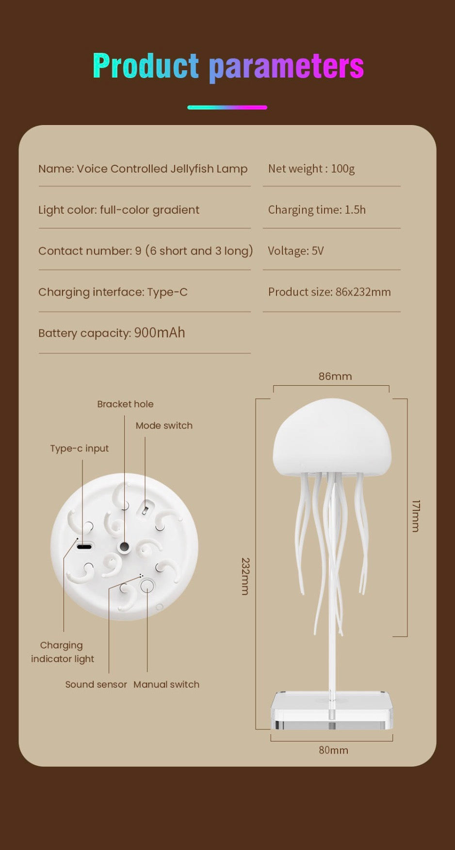 Cosmic Jelly Lamp